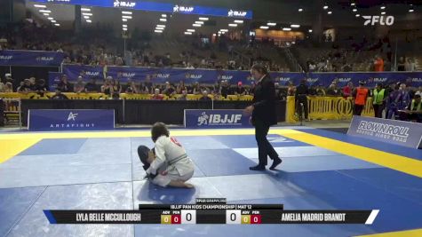 Lyla Belle Mccullough vs Amelia Madrid Brandt 2026 Pan Kids Jiu-Jitsu IBJJF Championship