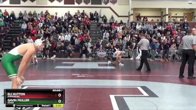 175 lbs Round 1 - Gavin Muller, Osage vs Eli Hutton, Harrisburg