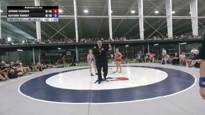 130 lbs Averie Counts, Kansas vs Kayden Tinkey, Michigan