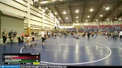 55 lbs Cons. Semi - James Cole Iii, Top Of Utah vs Owen Sorenson, Davis Wrestling Club