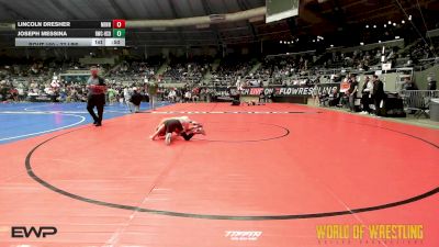 77 lbs Consi Of 4 - Lincoln Dresher, Minnesota Elite vs Joseph Messina, Ruthless WC