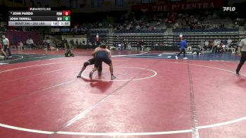 285 lbs Consi Of 8 #2 - John Pardo, Penn vs Josh Terrill, Michigan State