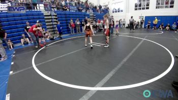 61 lbs Consolation - Brody Lewis, Mustang Bronco Wrestling Club vs Keegan Myers, Cushing