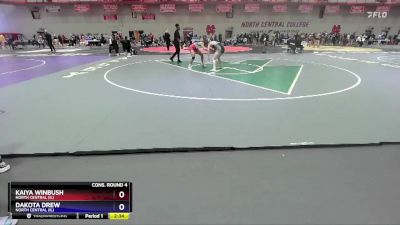 131 B Cons. Round 4 - Dakota Drew, North Central (IL) vs Kaiya Winbush, North Central (IL)