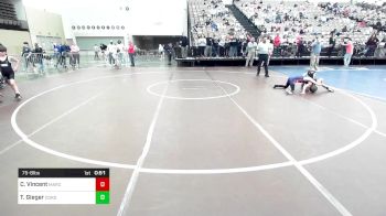 75-B lbs Consolation - Cayden Vincent, MarcAurele Youth vs Tyler Gieger, Cordoba Trained