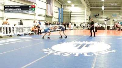 120 lbs Consi Of 64 #2 - Mark Bissonette, MN vs Michael Polizotto, NY