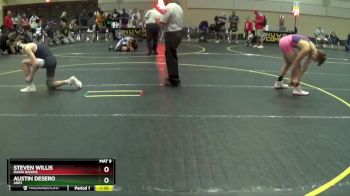 120 lbs Quarterfinal - Austin Desero, Ares vs Steven Willis, Ragin Raisins