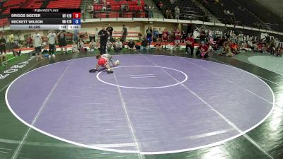 85 lbs Driggs Deeter, Utah 12U Boys vs Beckett Wilson, Oregon 12U Boys