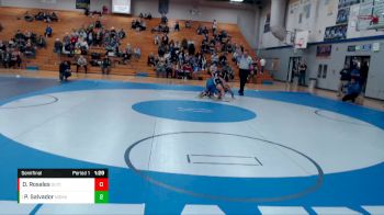 145 lbs Semifinal - Pedro Salvador, North Mason vs Daniel Rosales, Olympic