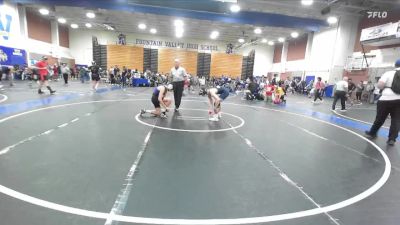 132 lbs Cons. Round 1 - Osiel Perez, Redwood vs Gabriel Estrella, La Habra