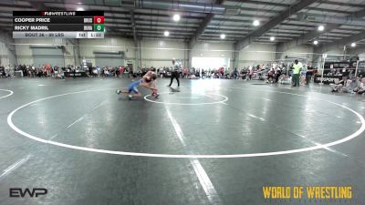 89 lbs Round Of 32 - Cooper Price, Brushy Wrestling Club vs Ricky Madril, Duran Elite