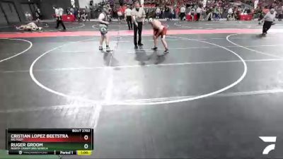 210 lbs Quarterfinal - Cristian Lopez Beetstra, Big Foot vs Ruger Groom, North Crawford/Seneca