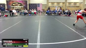 110 lbs Round 6 (8 Team) - Taylin Craig, Cleveland Wrestling vs Luke Wilson, Elevate Wrestling