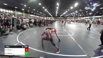 113 lbs Consi Of 64 #2 - Noe Perez, Rancho Mirage HS vs Balam Letona, Live Oak Wrestling Santa Cruz