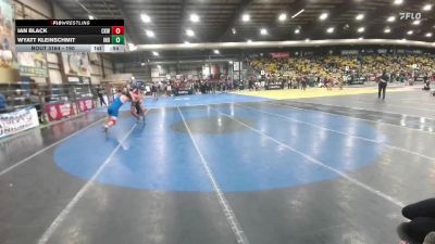 190 lbs Cons. Round 1 - Wyatt Kleinschmit, Individual vs Ian Black, Camel Kids Wrestling