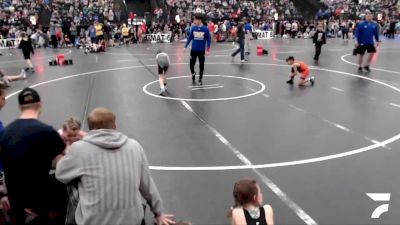 57-62 lbs Quarterfinal - Brysun Potts, Paxton Youth Wrestling Club vs Alex Hubbard, 2TG