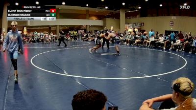 190 lbs Finals (2 Team) - Jackson Staggs, Alabama Elite Gold vs Elijah Weatherly, Florida Pittbulls