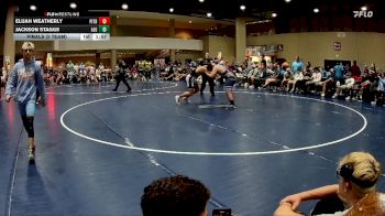 190 lbs Finals (2 Team) - Jackson Staggs, Alabama Elite Gold vs Elijah Weatherly, Florida Pittbulls