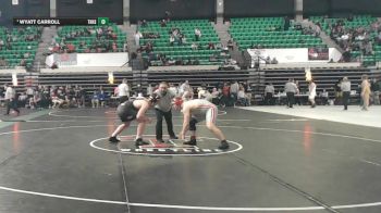 7A 215 lbs 1st Place Match - Wyatt Carroll, Thompson HS vs Braxton Reaves, Hewitt-Trussville