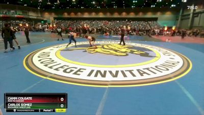 98-105 lbs Round 2 - Carlos Gomez, Buckaroo Wrestling vs Camm Colgate, Run To Danger