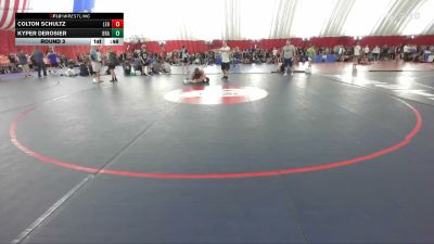 99-101 lbs Round 3 - Colton Schultz, Lena/Bonduel vs Kyper DeRosier, Brainerd