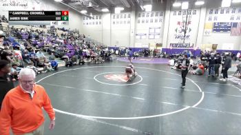 150 lbs Cons. Round 5 - Campbell Crowell, Franklin vs James Sink, Kirkwood