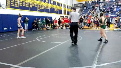 124 lbs Quarterfinal - Braylee Ireland, Knoch Hs vs Madison Hultz, Taylor Allderdice Hs