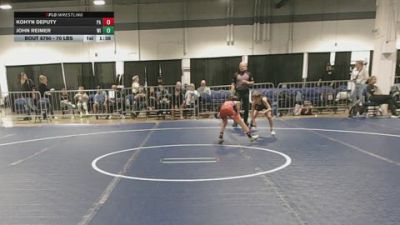 70 lbs Final - Kohyn Deputy, PA vs John Reimer, WI