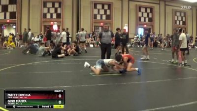 108 lbs Semis & 1st Wrestleback (8 Team) - Matty Ortega, Yale Street WC vs Gino Manta, Ascend WC