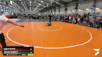 60 lbs Champ. Round 1 - Logan Ramos, Texas vs Kenson Burkett, Texas Elite Wrestling Club