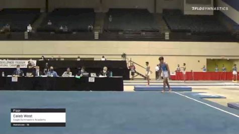 Caleb West - Floor, Eagle Gymnastics Academy - 2021 USA Gymnastics Development Program National Championships