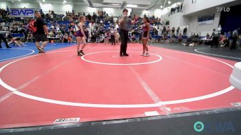 98 lbs Final - Raeya Perkins, HURRICANE WRESTLING ACADEMY vs Cara Prock, Vian Wrestling Club