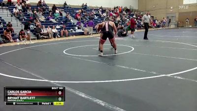 184 lbs Cons. Round 3 - Carlos Garcia, Southern Oregon vs Bryant Bartlett, Simpson (Calif.)