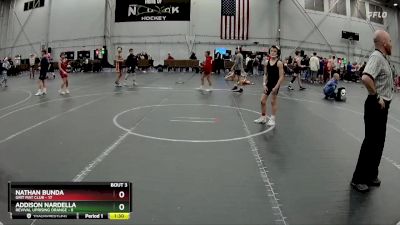 72 lbs Placement (4 Team) - Addison Nardella, Revival Uprising Orange vs Nathan Bunda, Grit Mat Club