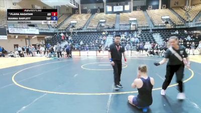 117 lbs Semifinal - Dianna Shiflett, Tarleton State vs Flavia Nagatani, Adams State