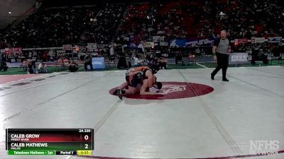 2A 220 lbs Cons. Round 3 - Caleb Mathews, Malad vs Caleb Grow, Priest River