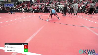 76 lbs Final - Ryker Johnson, Division Bell Wrestling vs Jamison Howard, Caney Valley Wrestling