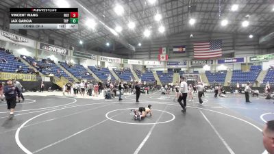 65 lbs Consi Of 4 - Vincent Wang, Victory Wrestling Club - VTC vs Jax Garcia, Top Notch