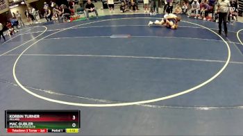 125 lbs Quarterfinal - Korbin Turner, Millard vs Mac Gubler, Southern Utah Elite