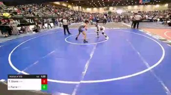 115 lbs Round Of 128 - Tanner Stone, Swamp Monsters vs Izaiah Furra, Tulsa Blue T Panthers