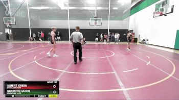 144 lbs Champ. Round 2 - Albert Green, Overland Park vs Grayson Hagen, Lawrence Elite