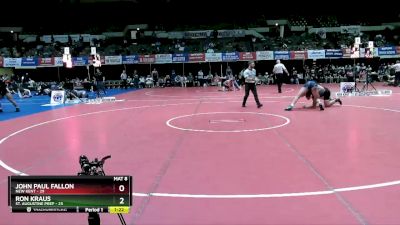 190 lbs Placement Matches (8 Team) - Ron Kraus, St. Augustine Prep vs John Paul Fallon, New Kent