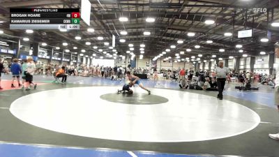 142 lbs Rr Rnd 3 - Brogan Hoare, 4M vs Kamarius Ziesemer, CKWA