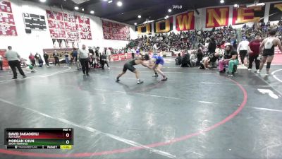 157 lbs Champ. Round 1 - David Sakaoghli, Alta Loma vs Morgan Khun, South Torrance