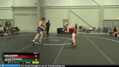 152 lbs Placement Matches 8 Team Kain Sanders Minnesota Gold vs Brodie Dominique Ohio Scarlet