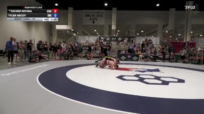 74 lbs Cons. Round 4 - Tucker Roybal, Utah vs Tyler Secoy, Bison Wrestling Club