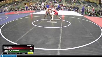 184 lbs Round 2 (4 Team) - Ryan Neil, Oregon City vs Carson Hunsaker, Sprague