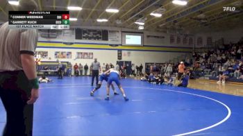 132 lbs 1st Place Match - Garrett Kuch, Benton Community vs Conner Weedman, Dike-New Hartford