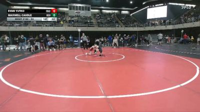 54 lbs Final - Evan Yutko, Frackville vs Maxwell Caudle, Highland