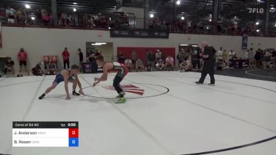 65 kg Consi Of 64 #2 - James Anderson, Arkansas RTC vs Bradley Rosen, Cardinal Wrestling Club